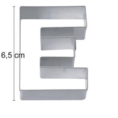 Modelček Črka 6,5cm, rostfrei, E