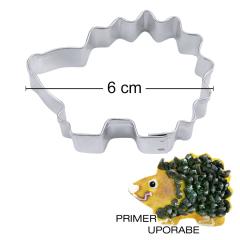 Modelček Ježek, 6cm, pločevina