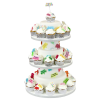 Modelčka na vzvod za izdelavo napisa Happy Birthday, 2 delni